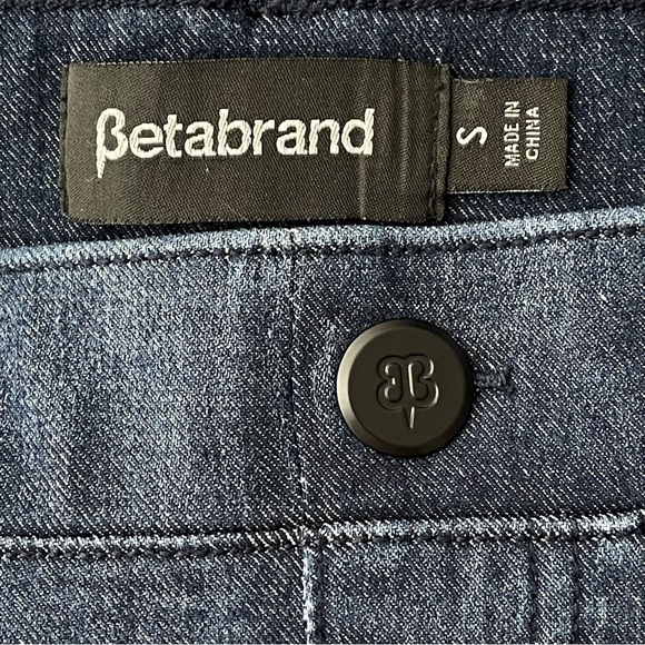 Betabrand Jeans Womens Small Midrise Elastic Waist Pull On Yoga Denim Stretch - Picture 8 of 9